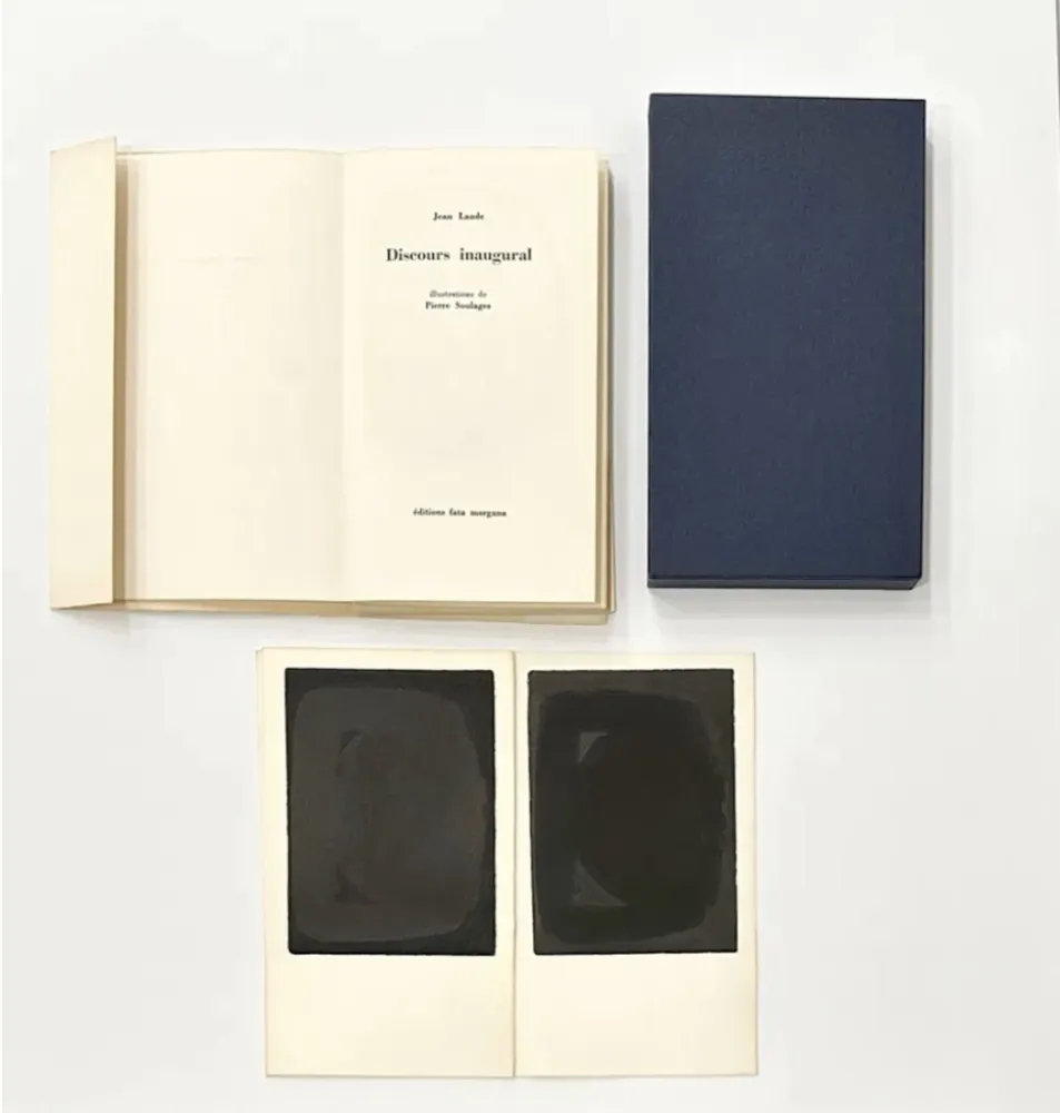 挿絵入り本 Soulages - Discours inaugural