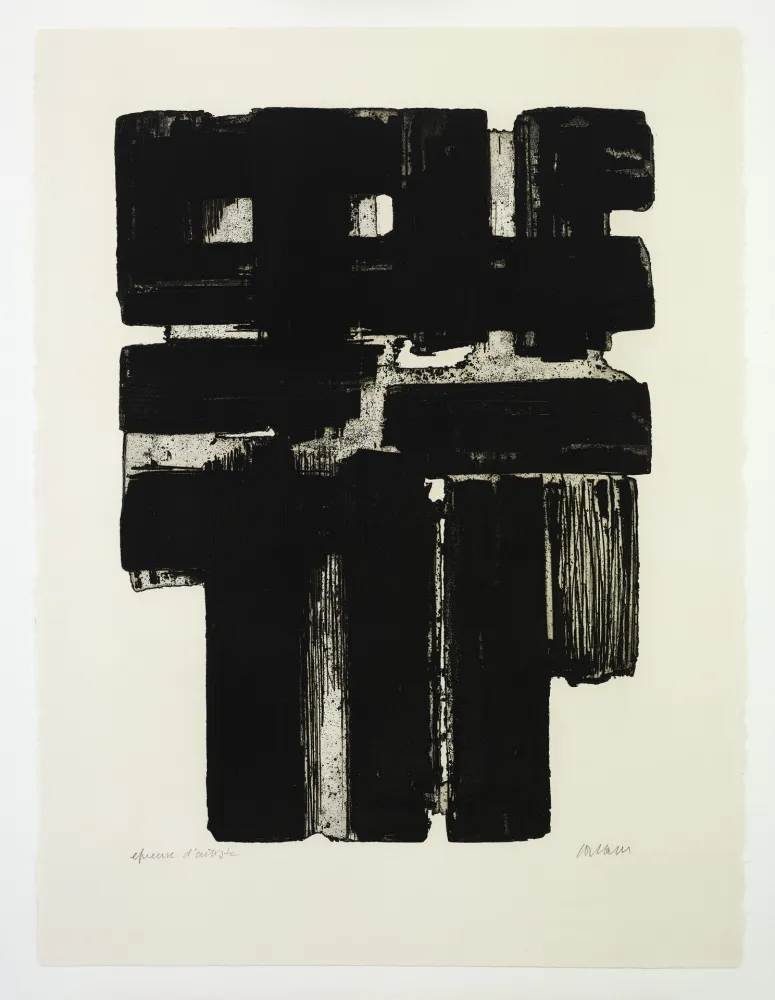 技術的なありません Soulages - Eau Forte 10b