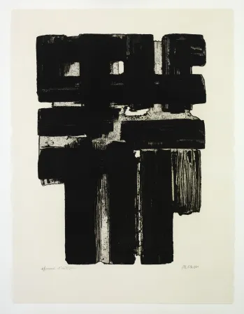 技術的なありません Soulages - Eau Forte 10b
