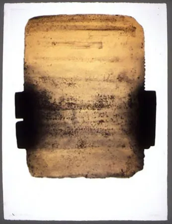 エッチングと　アクチアント Soulages - Eau forte n° 29