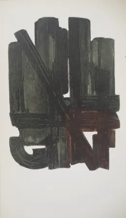 リトグラフ Soulages - Eau Forte VIII