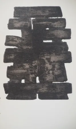 リトグラフ Soulages - Eau Forte XIII