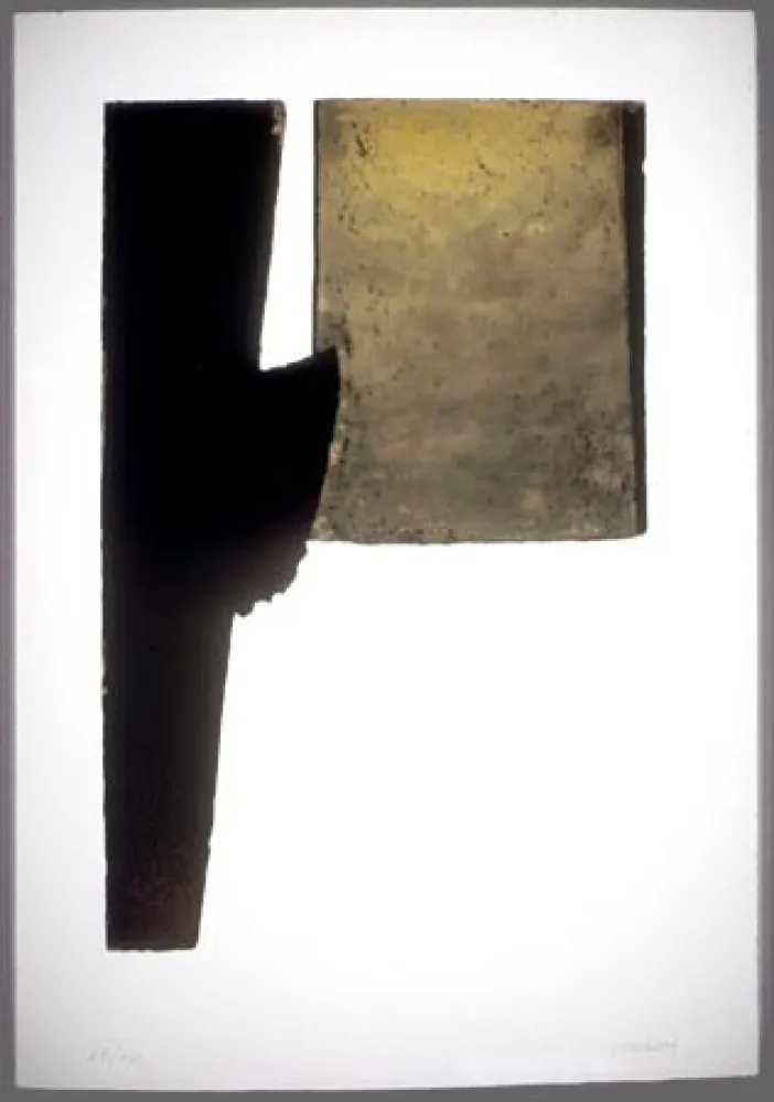 エッチングと　アクチアント Soulages - Eau forte XXX1