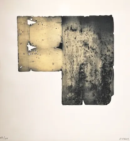 エッチング Soulages - Eau-forte XXXV 