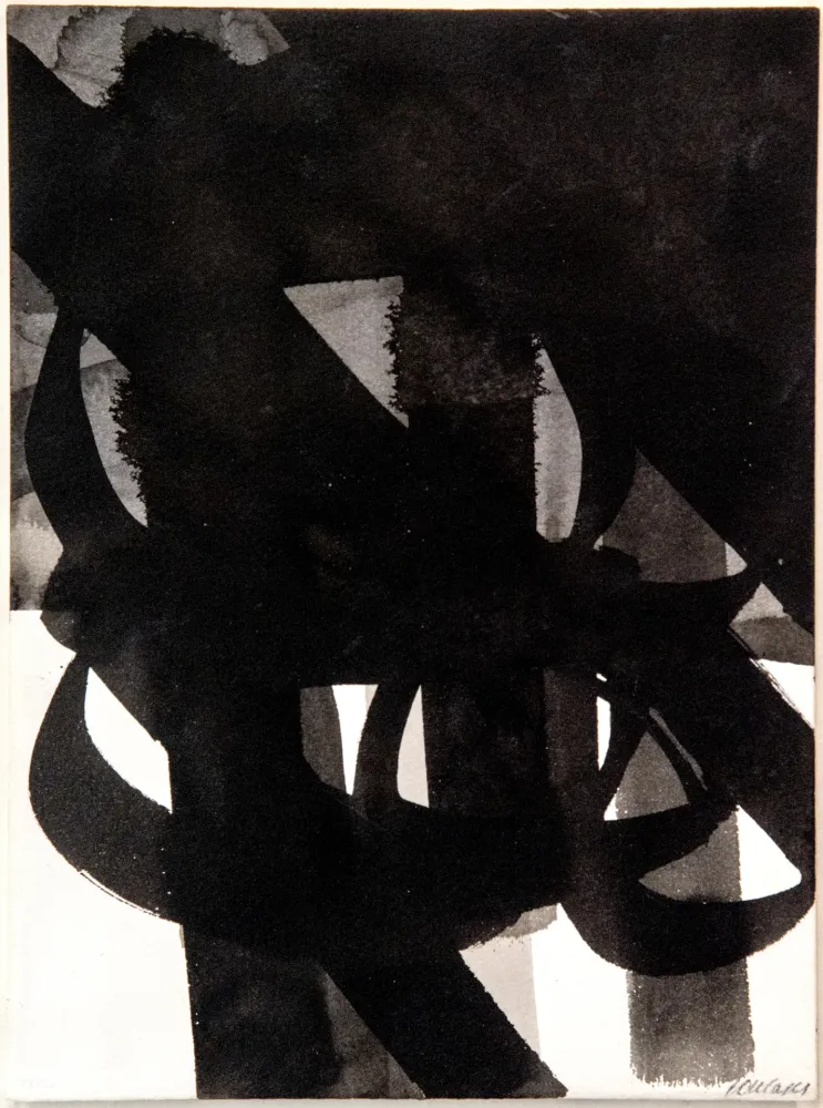 メゾチント彫法 Soulages - ENCRE1962