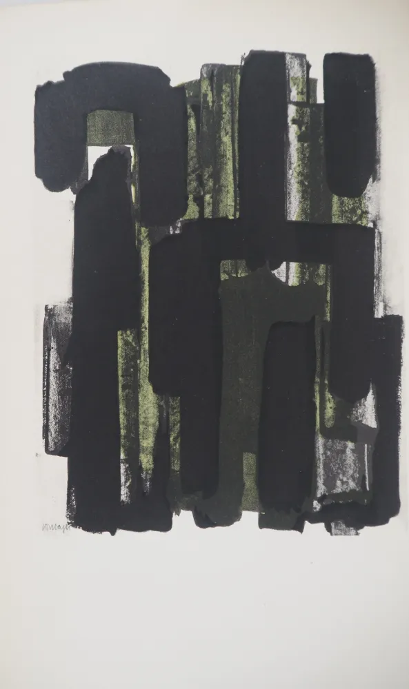 リトグラフ Soulages - Gouache 8