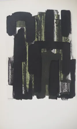 リトグラフ Soulages - Gouache 8