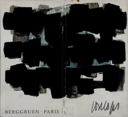 リトグラフ Soulages - Gouaches et gravures (Cover), 1957