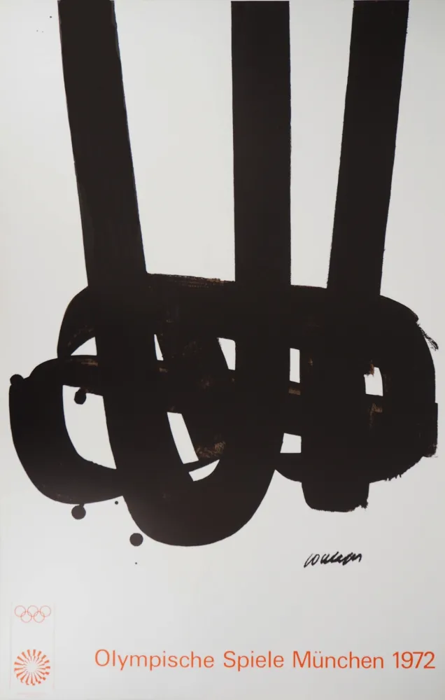 リトグラフ Soulages - JO Olympic Games Munich 72 (MOURLOT)
