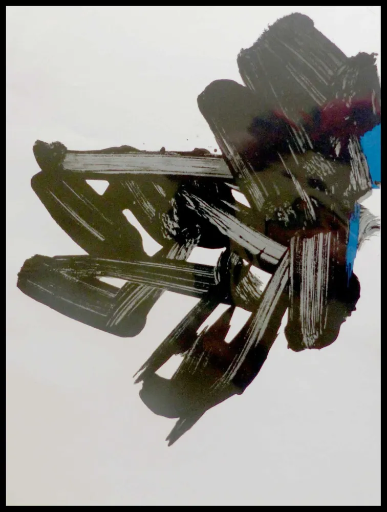 リトグラフ Soulages - LITHOGRAPHIE N° 17