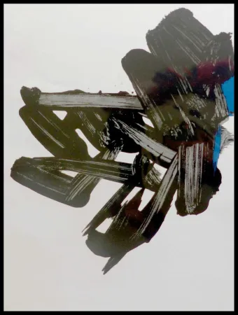 リトグラフ Soulages - LITHOGRAPHIE N° 17