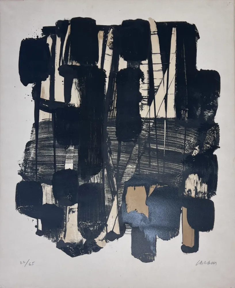 リトグラフ Soulages - Lithographie n°11 