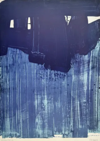 リトグラフ Soulages - Lithographie n°23 