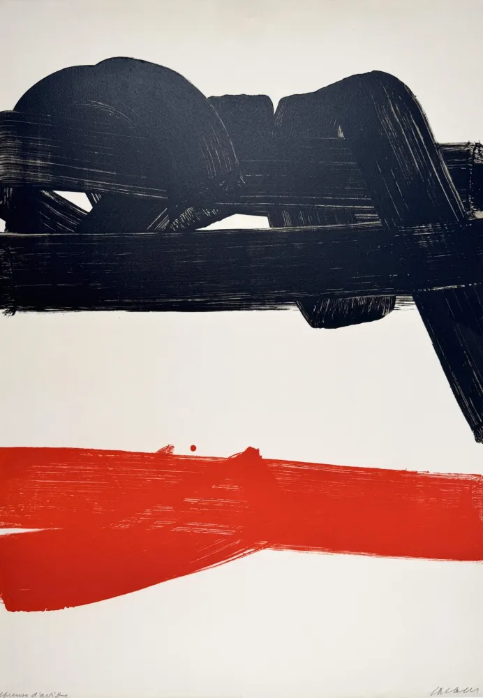 リトグラフ Soulages - Lithographie n°27 