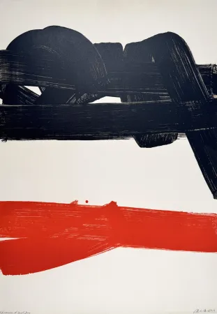 リトグラフ Soulages - Lithographie n°27 