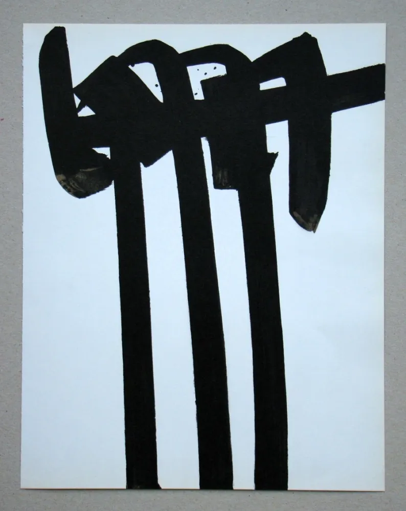 リトグラフ Soulages - Lithographie  n°28