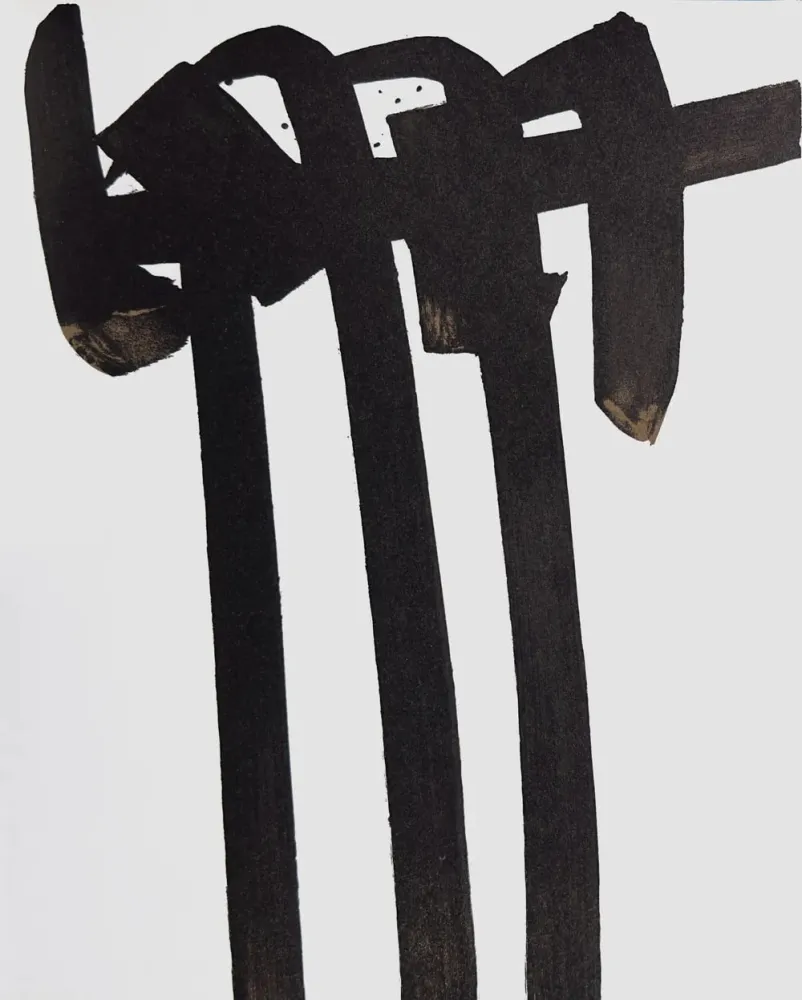 リトグラフ Soulages - Lithographie n°28