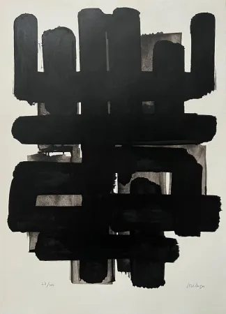 リトグラフ Soulages - Lithographie n°3 