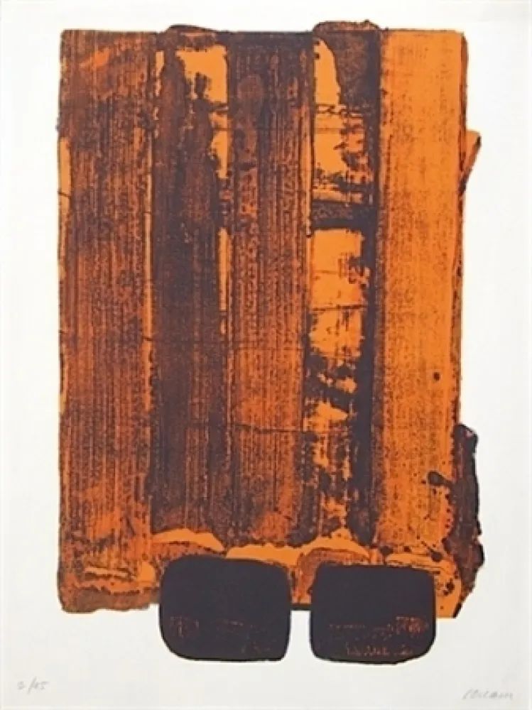 リトグラフ Soulages - Lithographie n°34