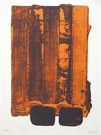 リトグラフ Soulages - Lithographie n°34