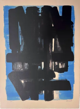 リトグラフ Soulages - Lithographie n°5 