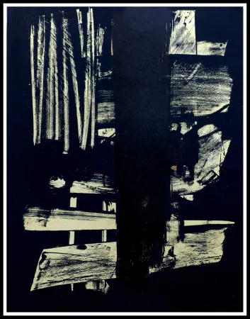 技術的なありません Soulages - Lithographie N°9