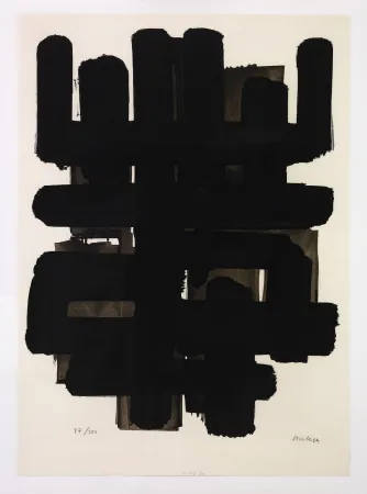 リトグラフ Soulages - Lithographie originale 3