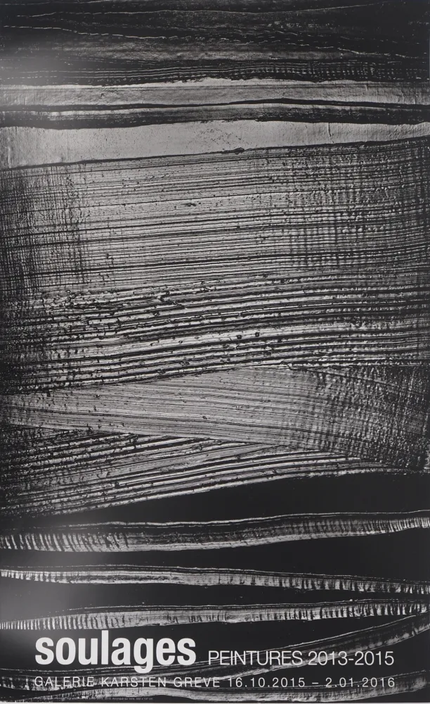 挿絵入り本 Soulages - Outrenoir 28 juillet 2015