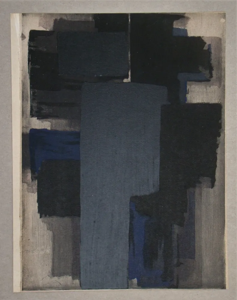 ステンシル Soulages - Peinture, 1955