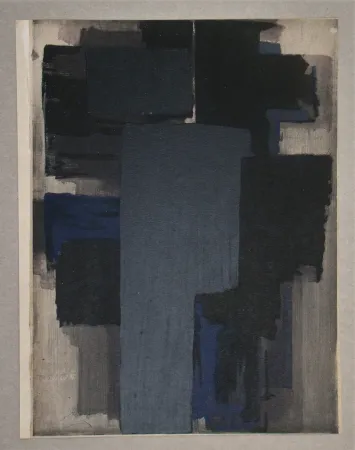 ステンシル Soulages - Peinture, 1955