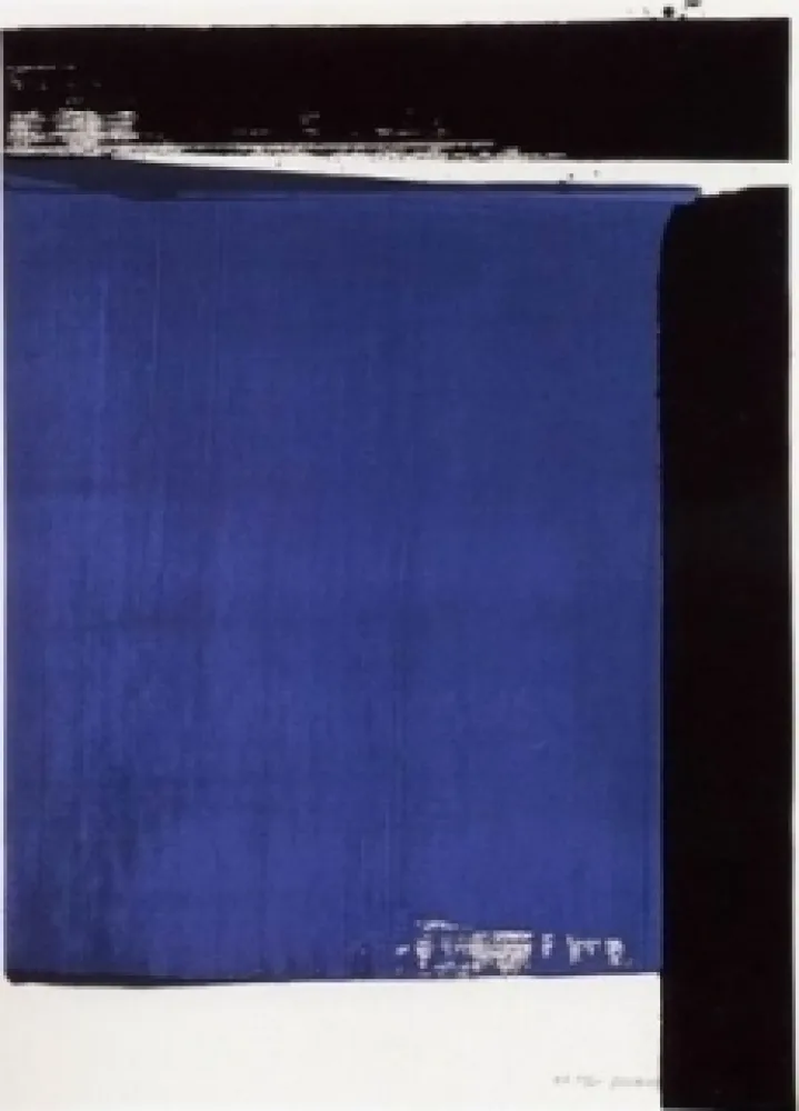 シルクスクリーン Soulages - Serigraphie n° 16