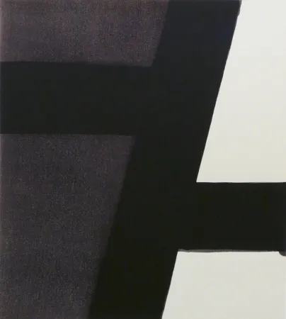 シルクスクリーン Soulages - Serigraphie n°21