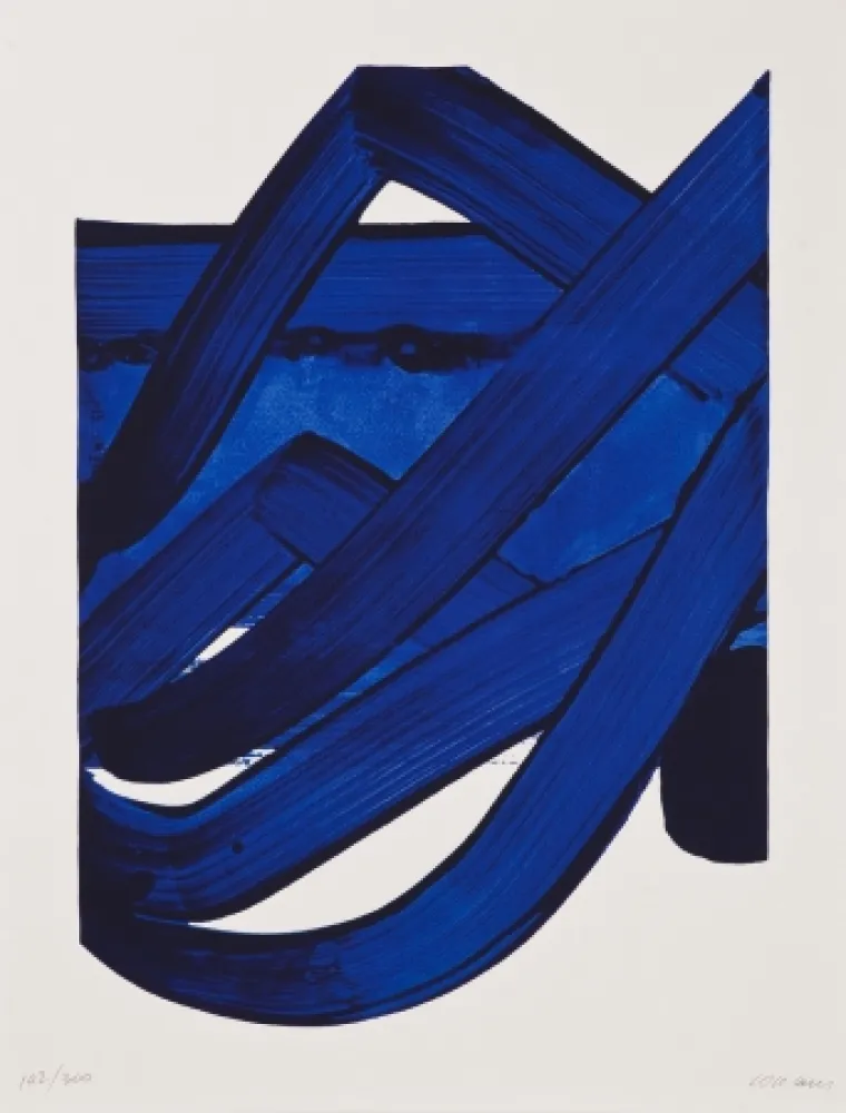 リトグラフ Soulages - Untitled
