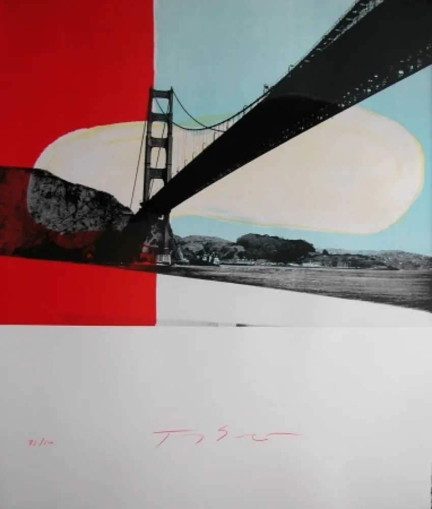 リトグラフ Soulie - GOLDEN GATE lithographie de Tony SOULIE