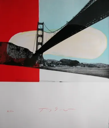リトグラフ Soulie - GOLDEN GATE lithographie de Tony SOULIE
