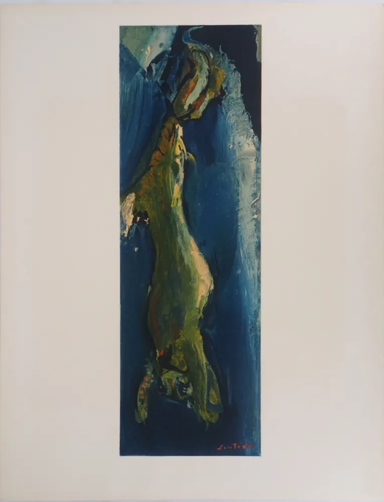 リトグラフ Soutine - Lièvre pendu