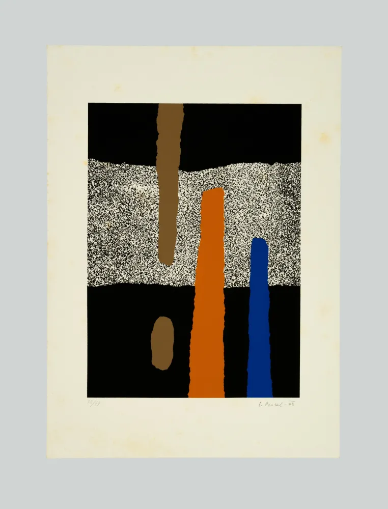 シルクスクリーン Spacal - Composizione