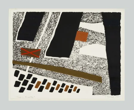 リノリウム彫版 Spacal - Il porto