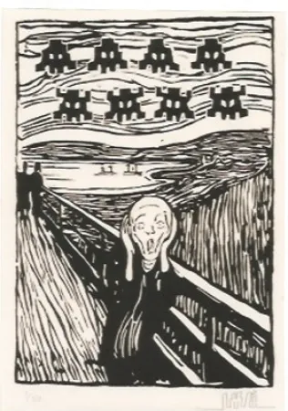 彫版 Space Invader - Invaded Scream