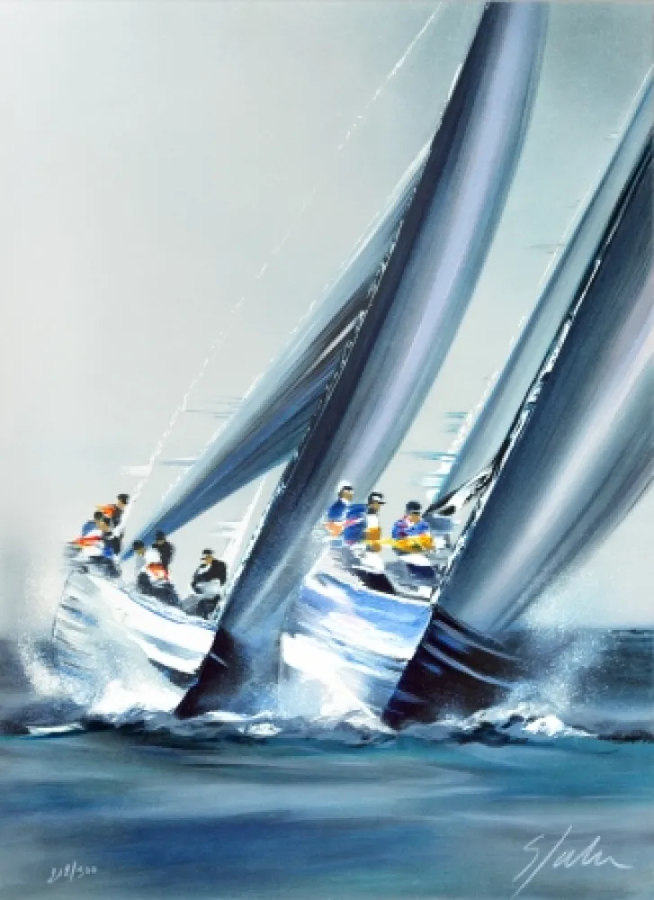 リトグラフ Spahn - Coupe de l’America - Valence