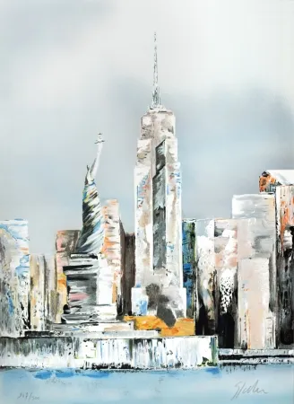 リトグラフ Spahn - Manhattan