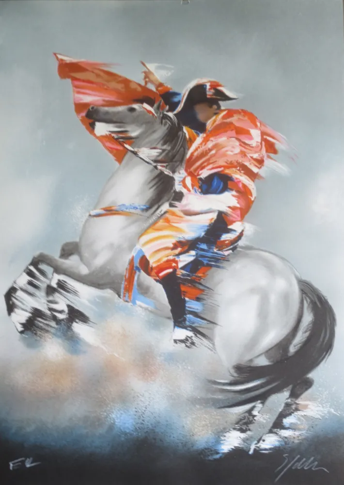 リトグラフ Spahn - Napoleon bonaparte