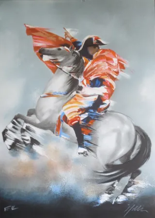 リトグラフ Spahn - Napoleon bonaparte