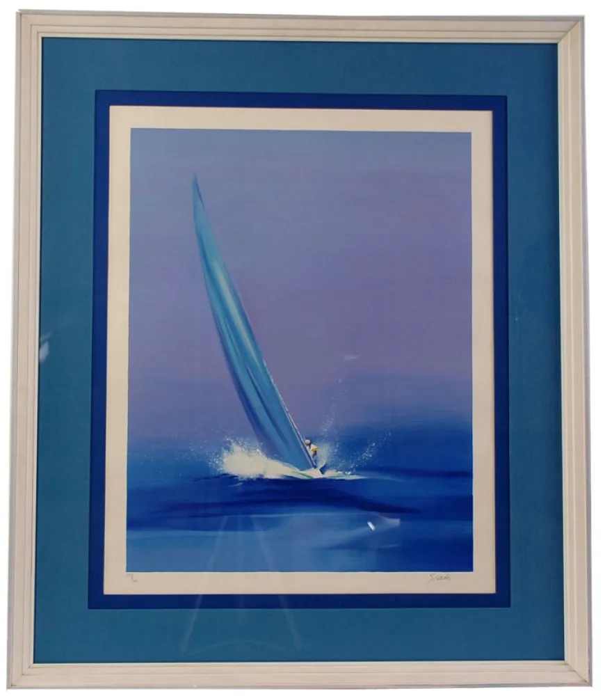 リトグラフ Spahn - Voile mauve