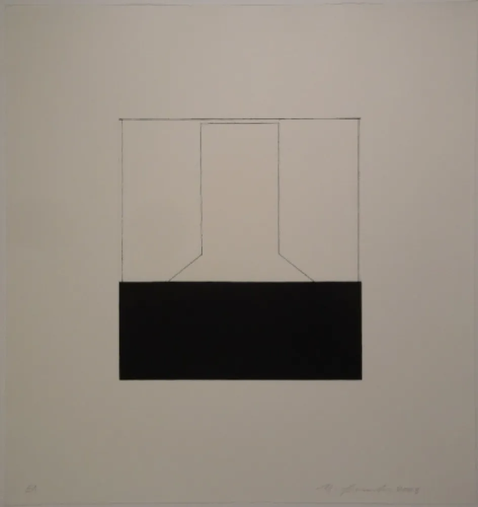 エッチング Spescha - 2003/11-12. Zweiteilige Radierungs-Serie 