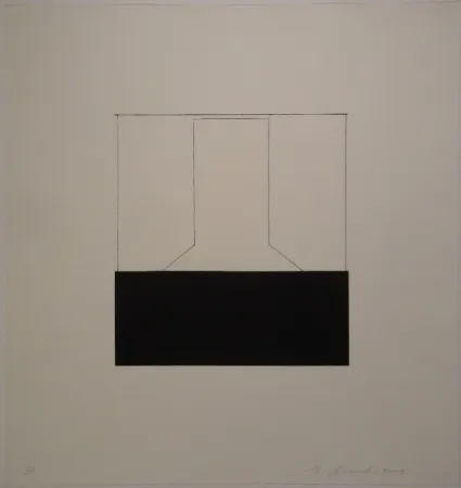 エッチング Spescha - 2003/11-12. Zweiteilige Radierungs-Serie 