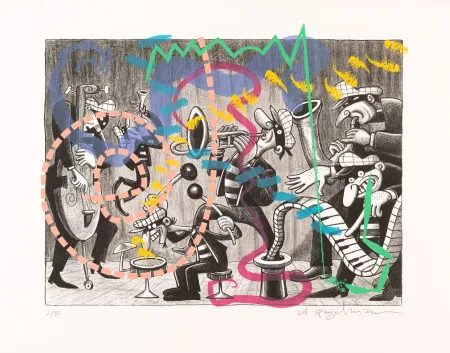 リトグラフ Spiegelman - Silent Six