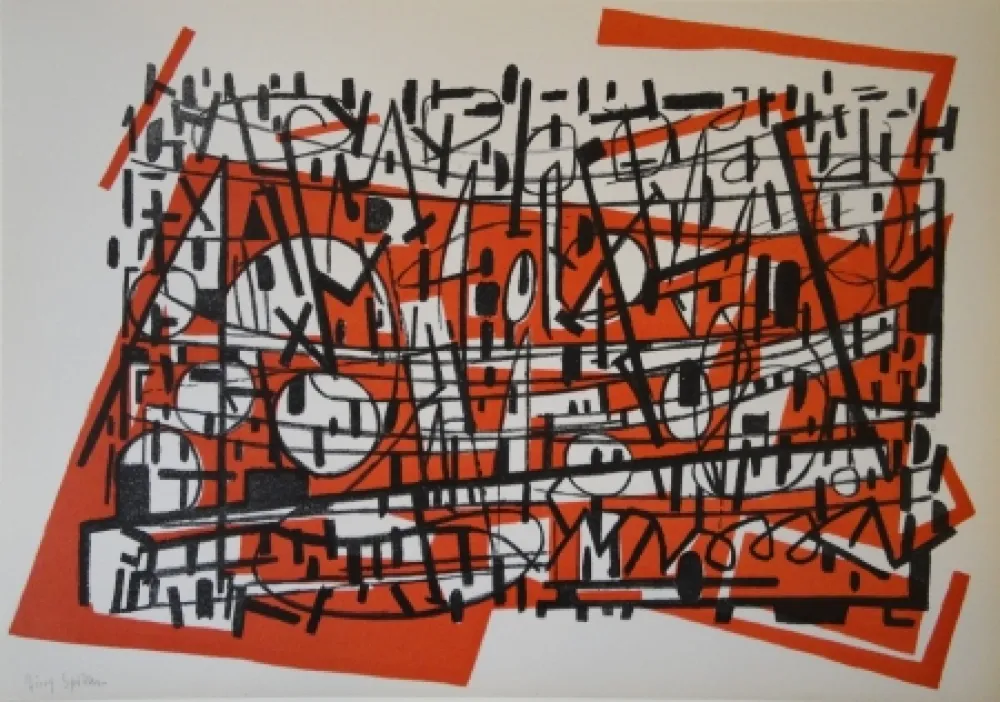 リトグラフ Spiller - Untitled