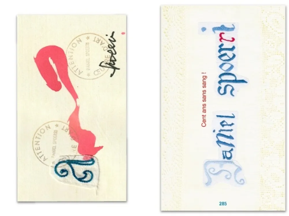 挿絵入り本 Spoerri - L'At en écrit