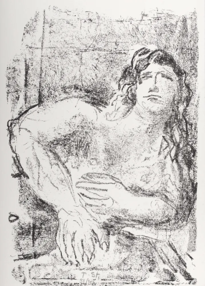 リトグラフ Stadler - The Men, 1972 - Hand-signed